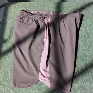 Outdoor Voices Men's Brown Shorts